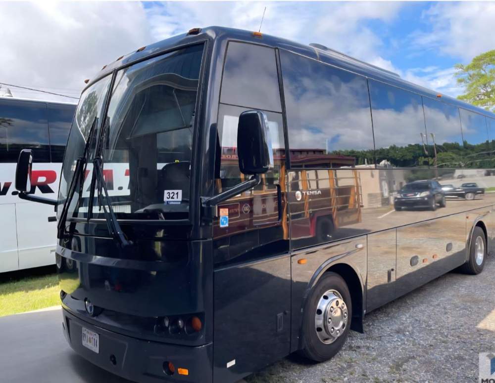 MN Black Car 30 passenger motor coach