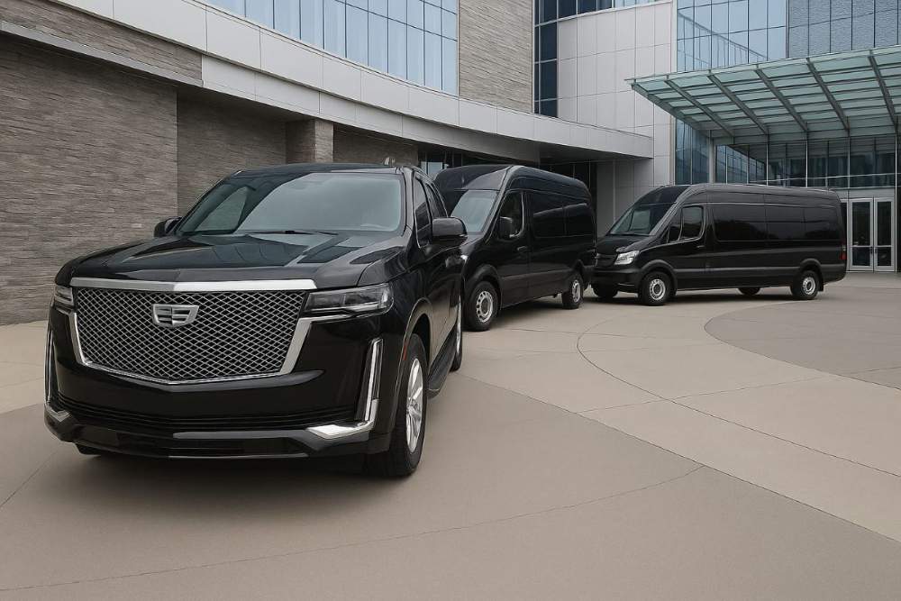 MN Black Car group transportation and shuttle service, view 3