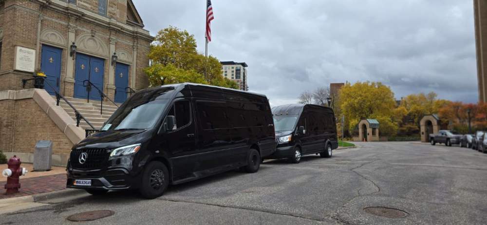 MN Black Car wedding and special events vehicle, view 4